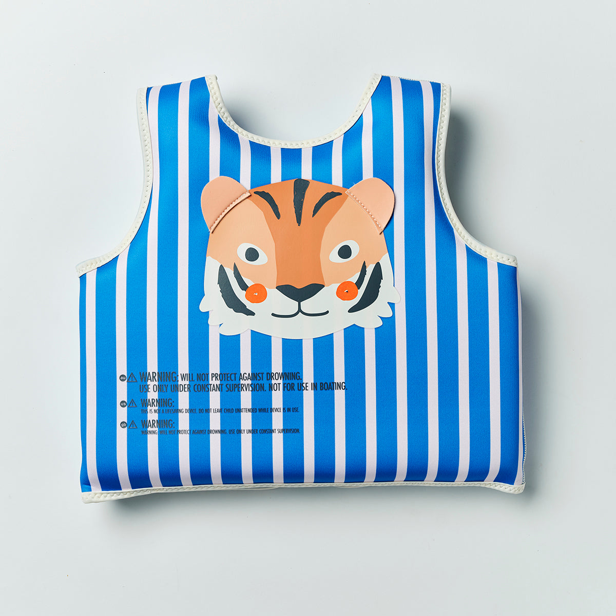 Sunnylife Kids Swim Vest 3-6 Tino The Tiger Blue