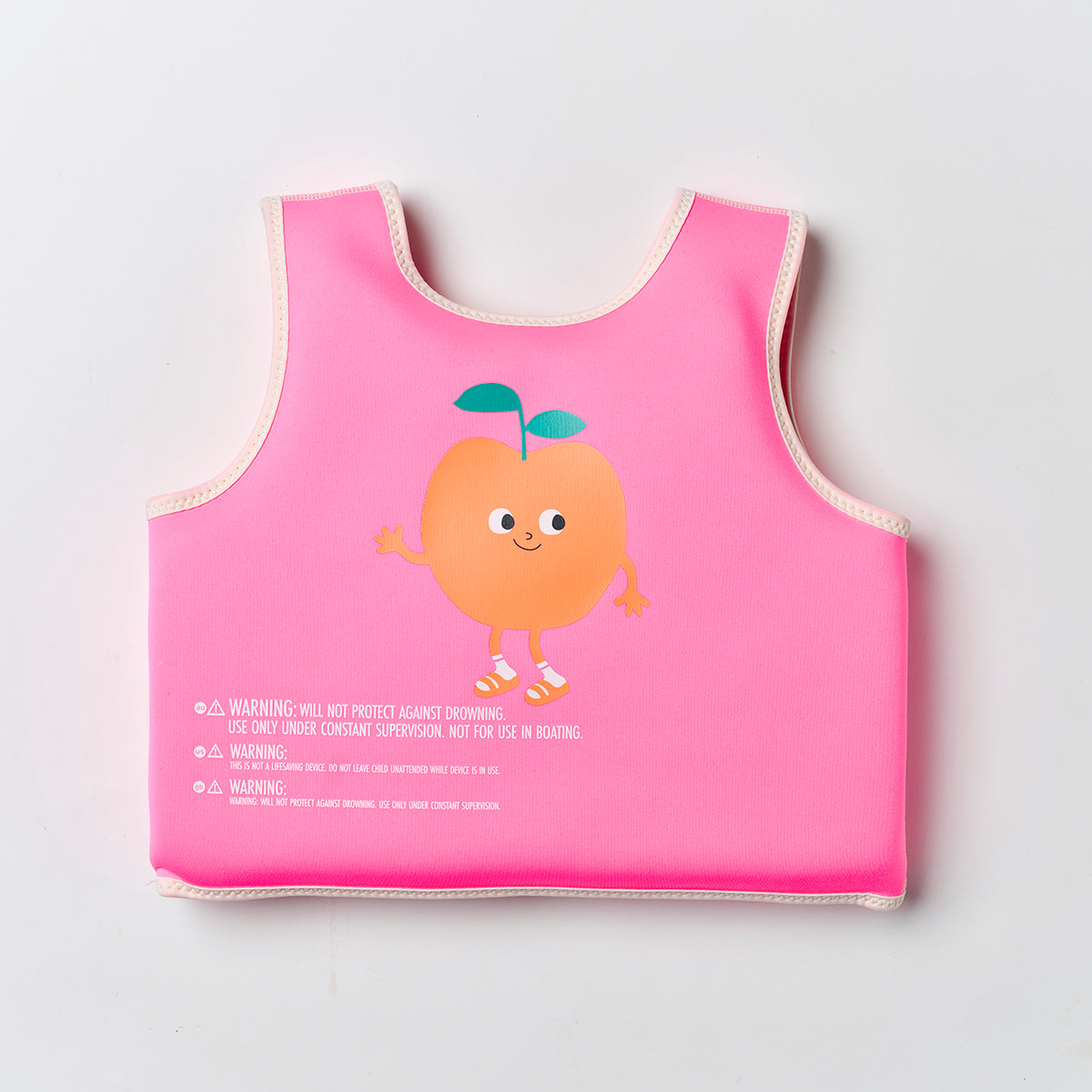 Sunnylife Kids Swim Vest 3-6 Poppy The Peach Neon Pink