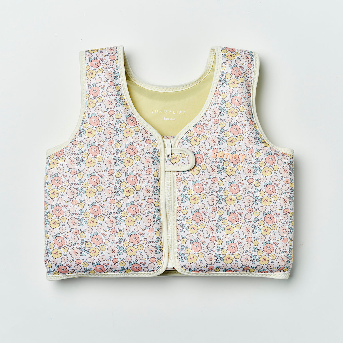 Sunnylife Kids Swim Vest 3-6 Into The Garden Ditsy Floral