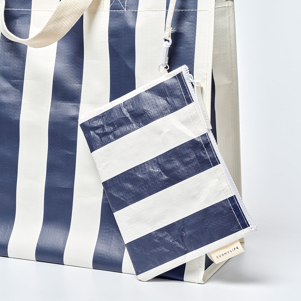 Sunnylife Carryall Beach Bag - Marine Stripe