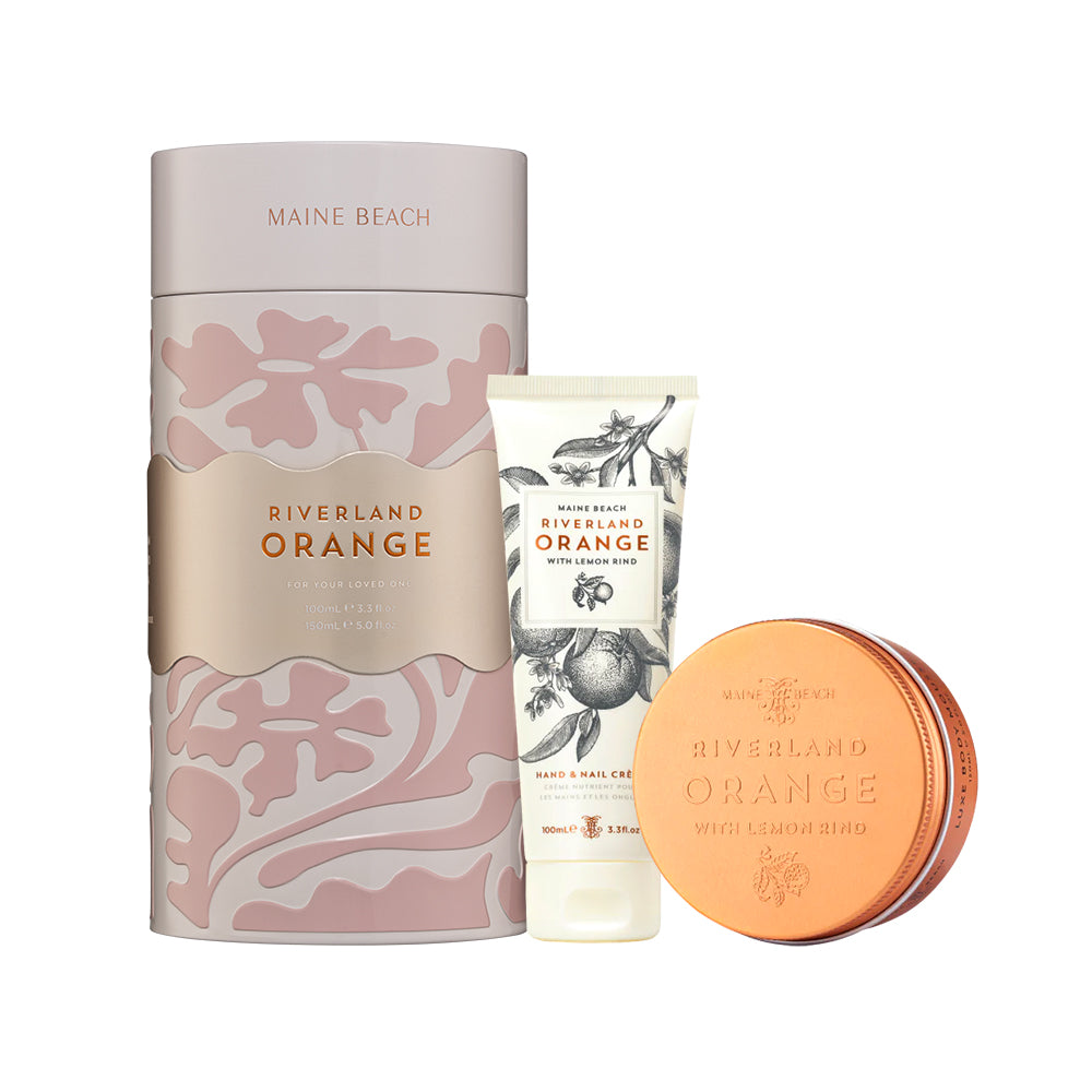 Maine Beach Riverland Orange For Your Loved One Bodycare Duo Tin