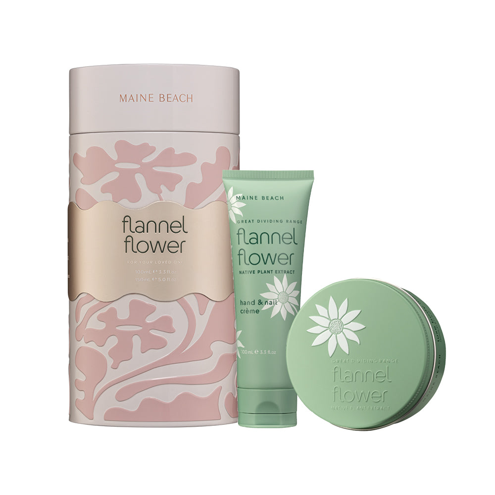 Maine Beach Flannel Flower For Your Loved One Bodycare Duo Tin