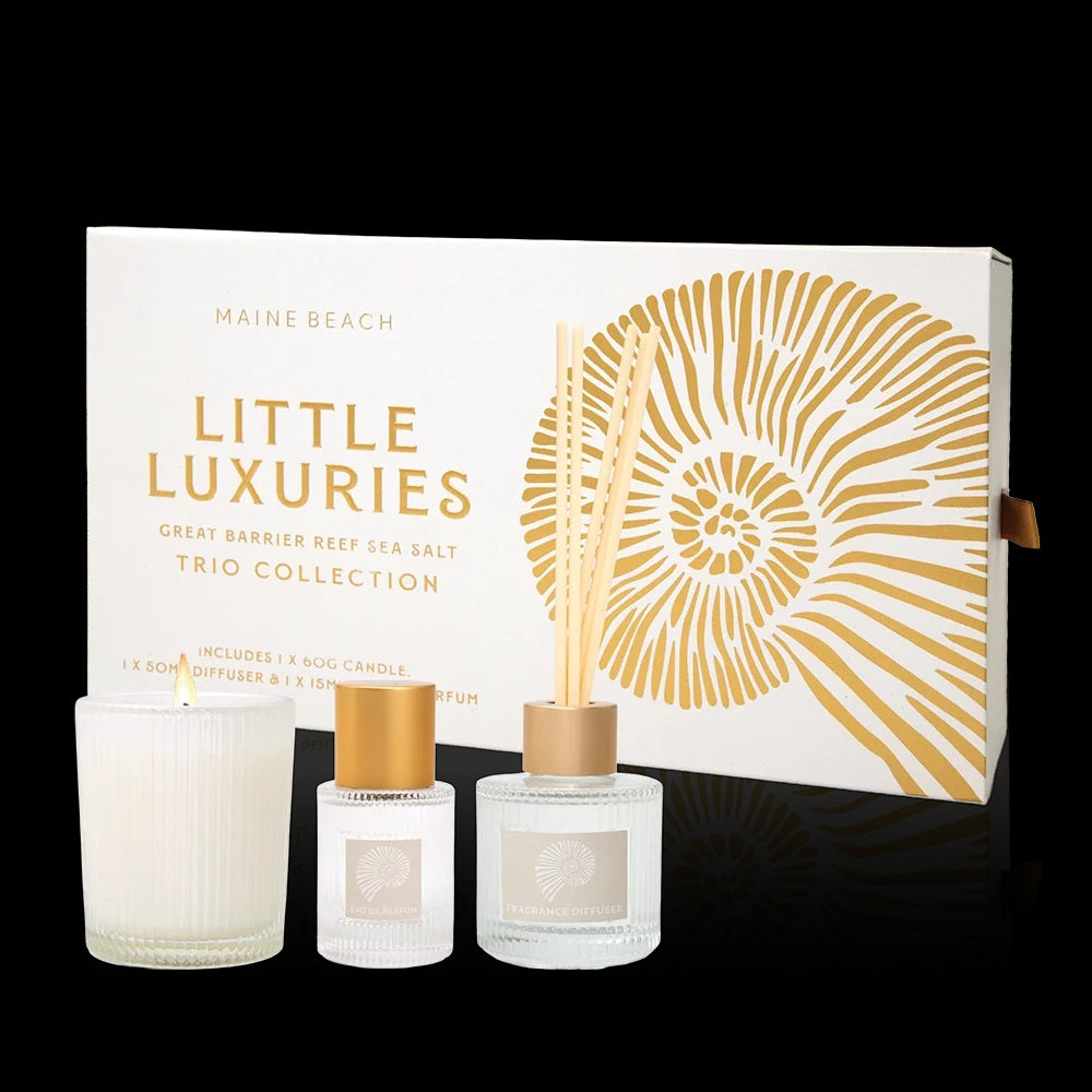 Maine Beach Little Luxuries Trio Collection - Great Barrier Reef Sea Salt