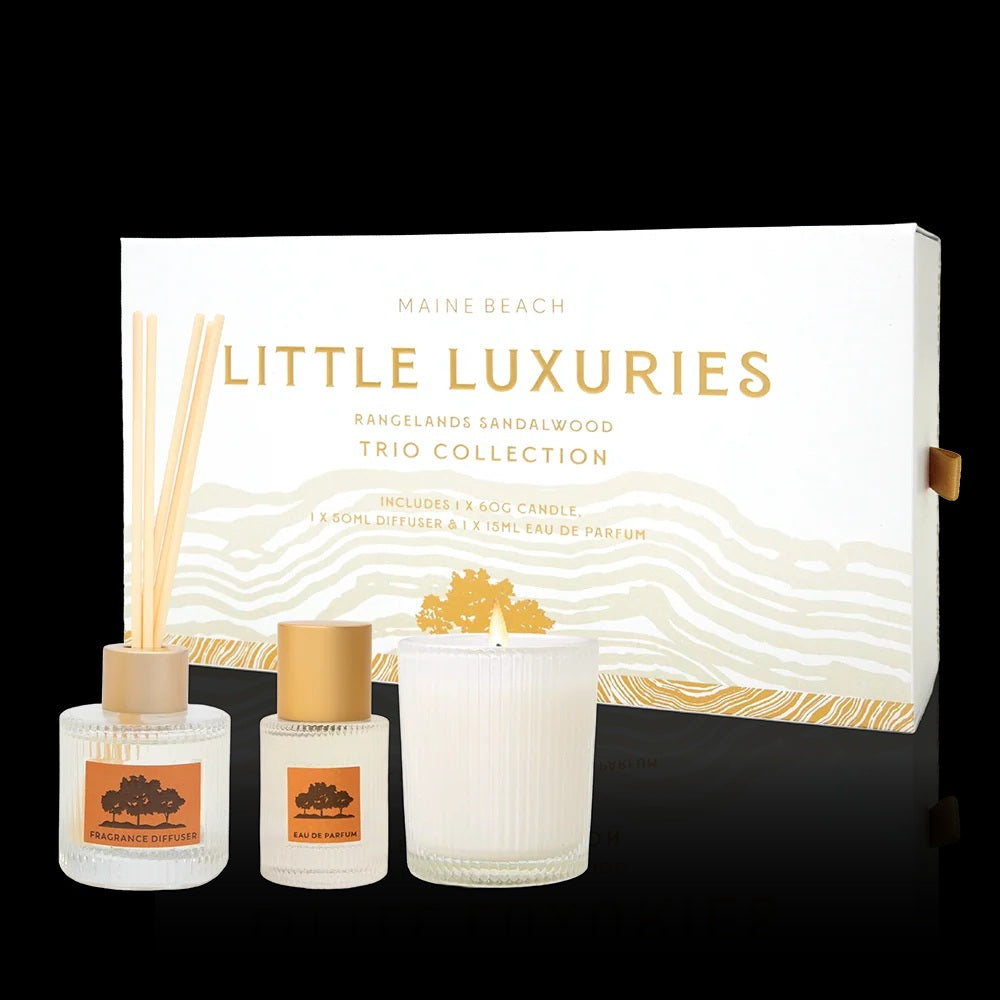 Maine Beach Little Luxuries Trio Collection - Rangelands Sandalwood