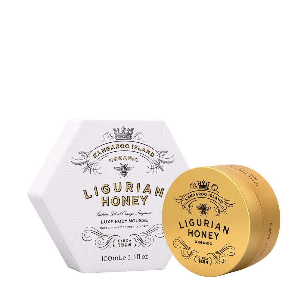 Maine Beach Organic Ligurian Honey Body Mousse 100ml