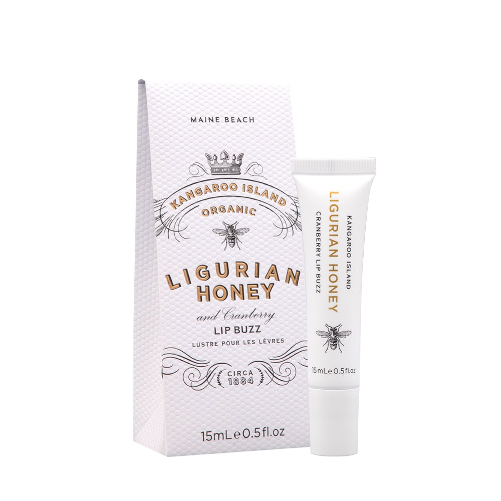 Maine Beach Organic Ligurian Honey Lip Buzz 15ml