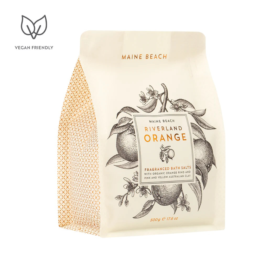 Maine Beach Riverland Orange - Bath Salts Pouch 500g