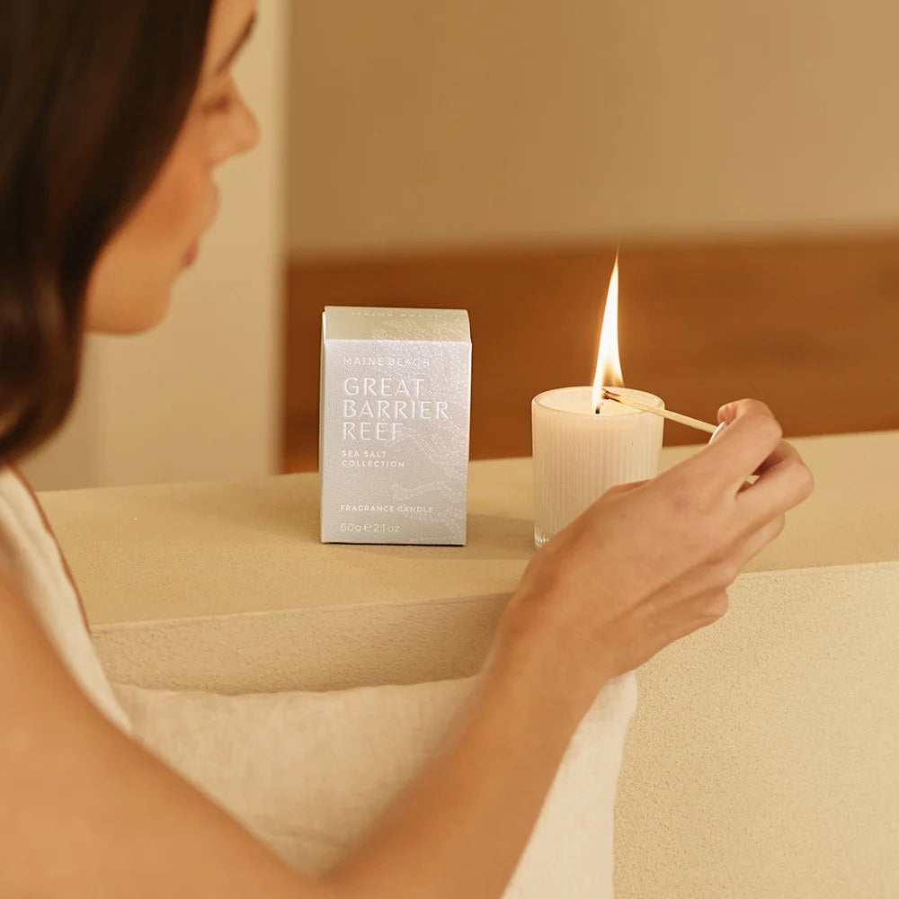Maine Beach Fragrance Candle 60g - Great Barrier Reef Salt