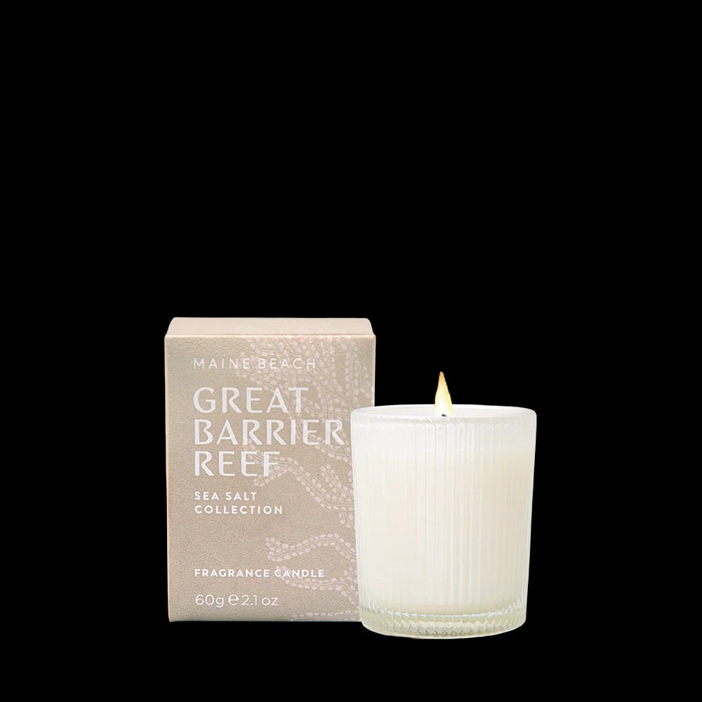 Maine Beach Fragrance Candle 60g - Great Barrier Reef Salt