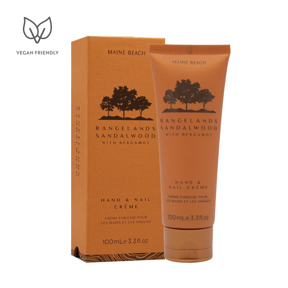 Maine Beach Rangelands Sandal Wood Hand & Nail CrÈme 100ml