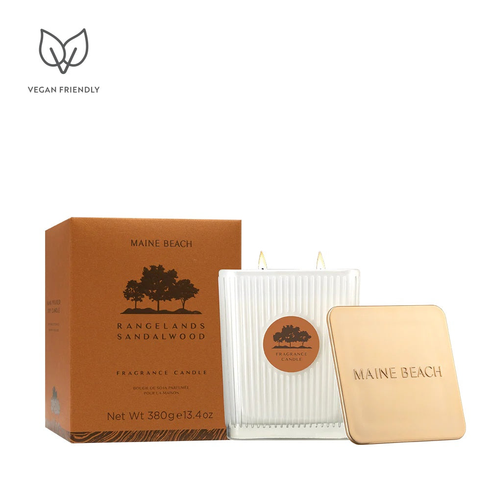 Maine Beach Rangelands Sandal Wood Fragranced Candle 380g
