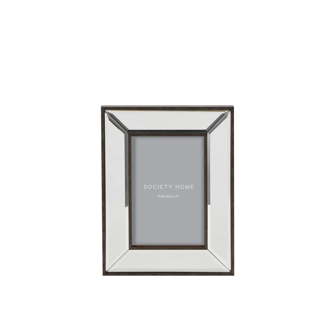 Society Home Amelia Mirror Photo Frame Black & Mirror 4x6