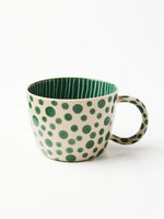 Load image into Gallery viewer, Jones &amp; Co Chino Mug Green Spot
