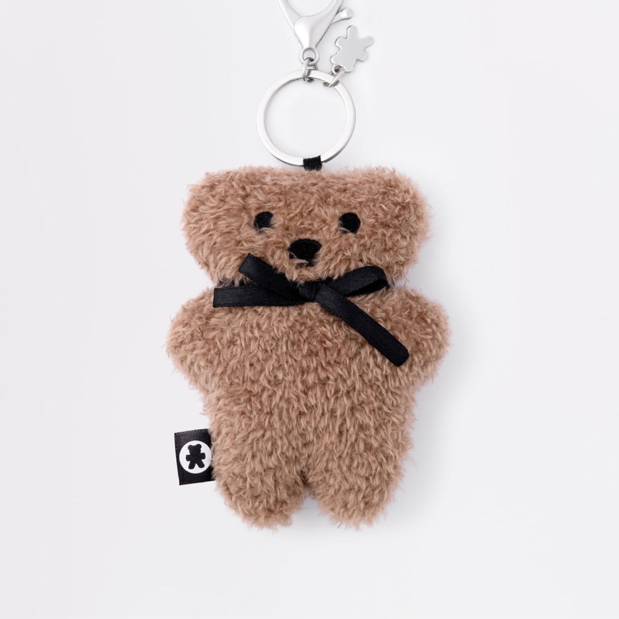 Flat Out Bear Bag Charm - Latte