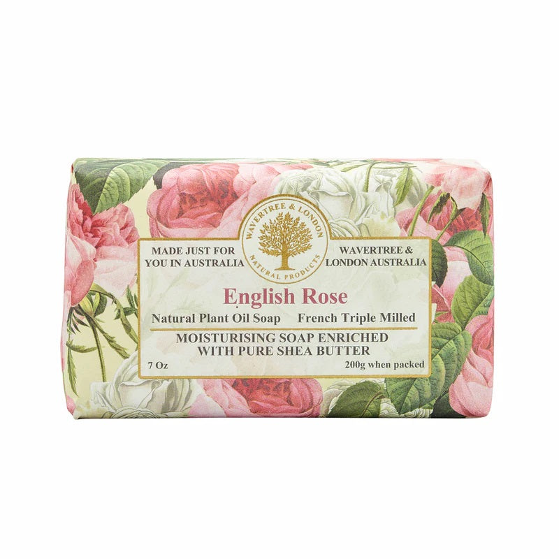 Wavertree & London English Rose Soap Bar 200g