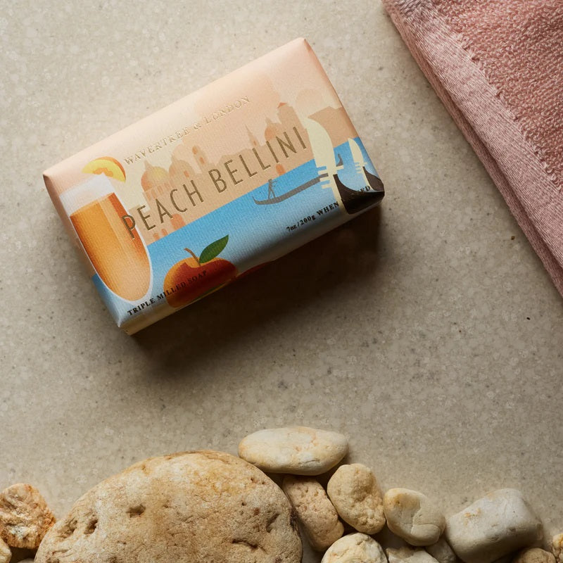 Wavertree & London Peach Bellini Soap Bar 200g
