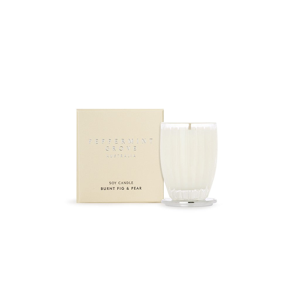 Peppermint Grove Burnt Fig & Pear Candle [sz:60g]
