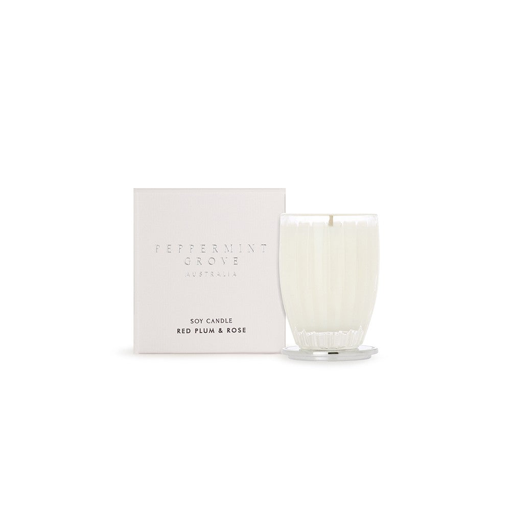 Peppermint Grove Red Plum & Rose Candle [sz:60g]