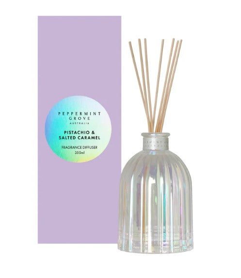 Peppermint Grove Diffuser 350ml - Pistachio & Salted Caramel (limited Edition)