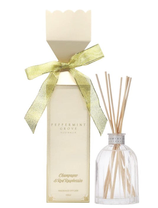 Peppermint Grove Mini Diffuser Bon Bon 100ml - Champagne & Red Raspberries