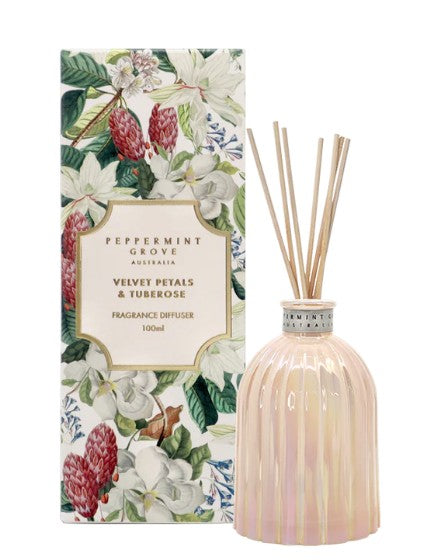Peppermint Grove Mini Diffuser 100ml - Velvet Petals & Tuberose
