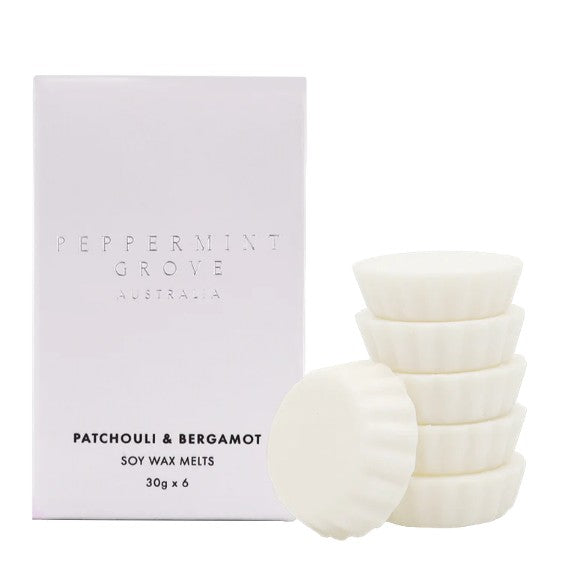 Peppermint Grove Wax Melts 30g X 6 - Patchouli & Bergamot