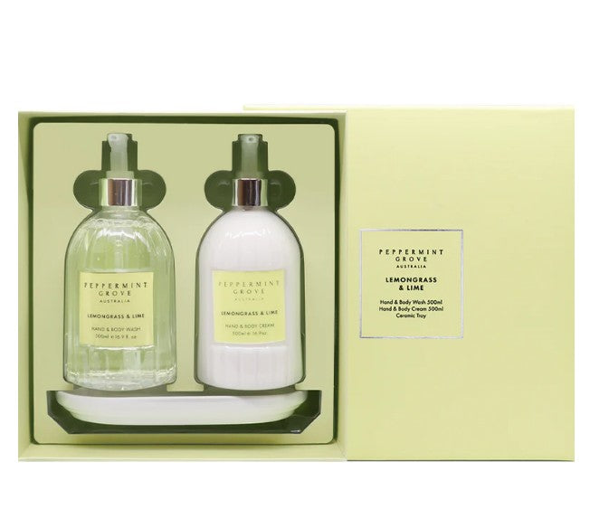 Peppermint Grove Hand Care Gift Set - Lemongrass & Lime