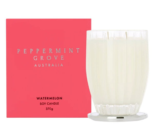Peppermint Grove Large Candle 370g - Watermelon