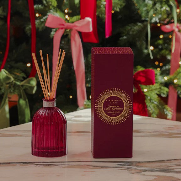 Peppermint Grove Large Diffuser 350ml - Champagne & Red Raspberries