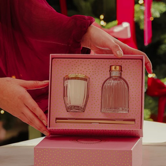 Peppermint Grove Mini Candle & Diffuser Gift Set - Passion Berry Pavlova