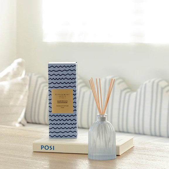 Peppermint Grove Large Diffuser 350ml - Magnolia & Cedarwood (ltd Ed. 2026)