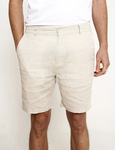 Mr Simple Tanner 2.0 Linen Shorts - Natural * Sale *