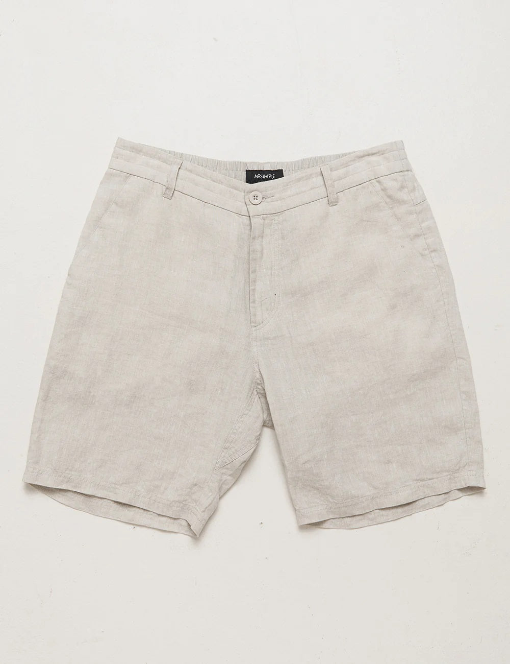 Mr Simple Tanner 2.0 Linen Shorts - Natural * Sale *