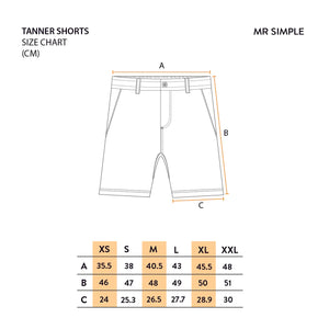 Mr Simple Tanner 2.0 Linen Shorts - Natural * Sale *