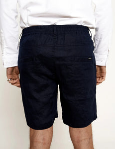 Mr Simple Tanner 2.0 Linen Shorts - Navy