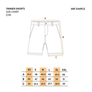 Mr Simple Tanner 2.0 Linen Shorts - Navy