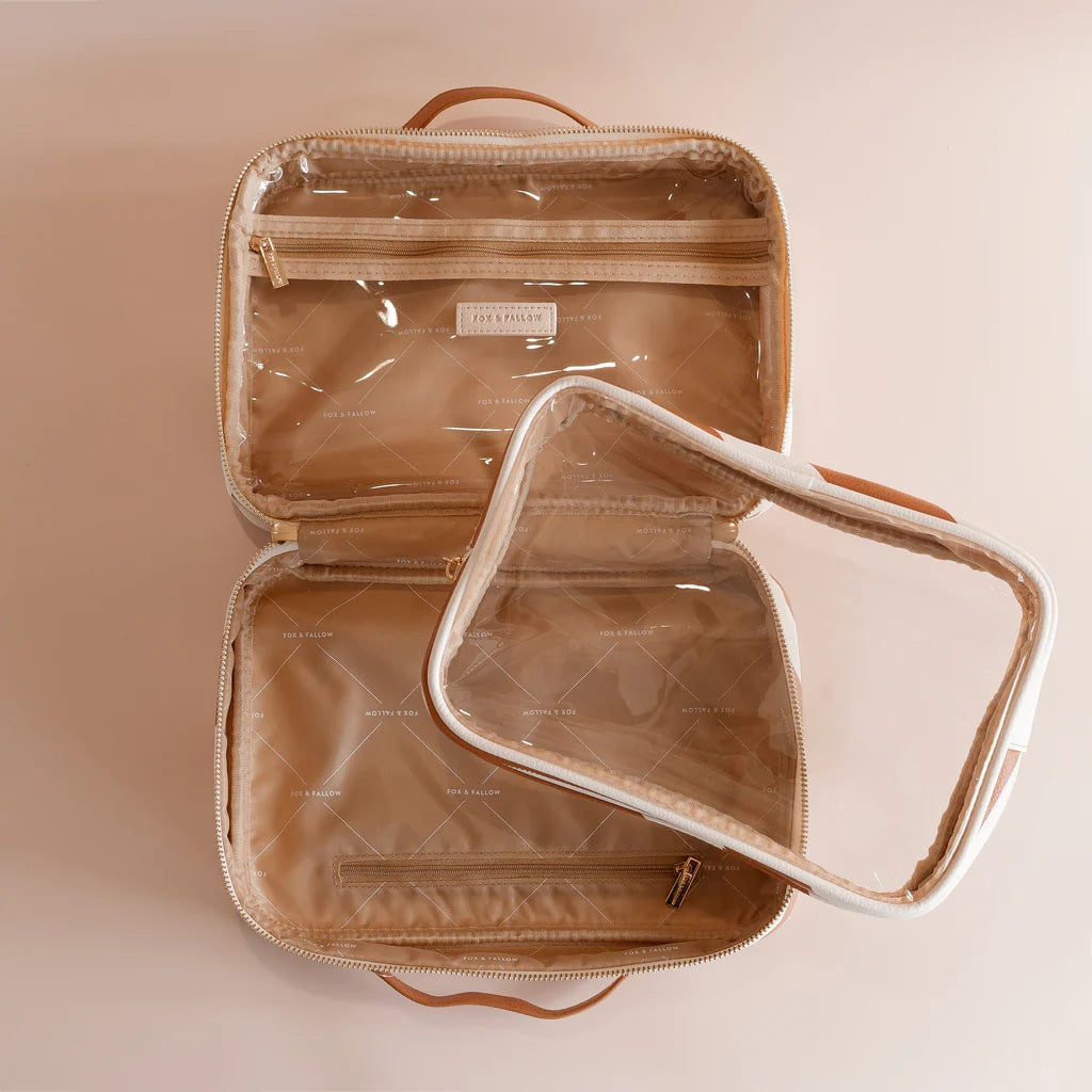 Fox & Fallow Rust Swirl Cosmetic Bag