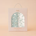 Fox & Fallow Forest Friends Sage/cypress Organic Muslic Wrap Set