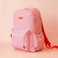 Fox & Fallow Strawberry Stripe Junior Backpack - Medium 20l