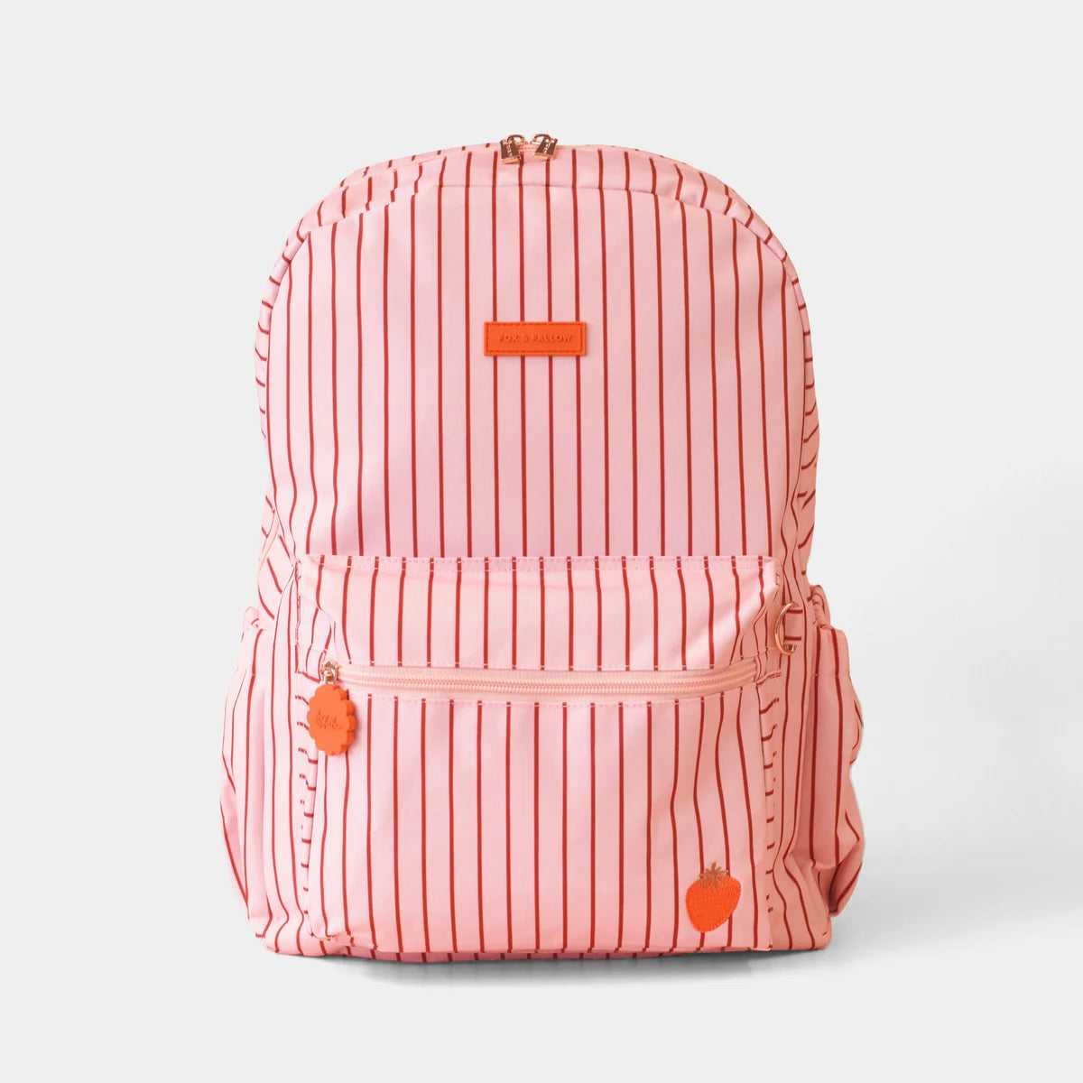 Fox & Fallow Strawberry Stripe Junior Backpack - Medium 20l