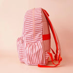 Load image into Gallery viewer, Fox &amp; Fallow Strawberry Stripe Junior Backpack - Medium 20l
