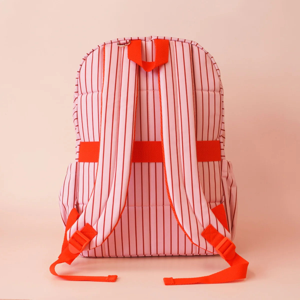 Fox & Fallow Strawberry Stripe Junior Backpack - Medium 20l
