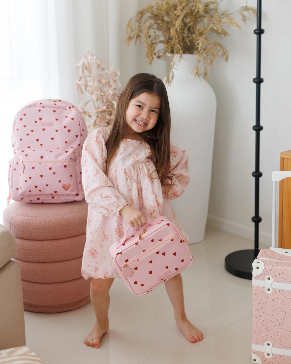 Fox & Fallow Little Hearts Mini Lunch Bag