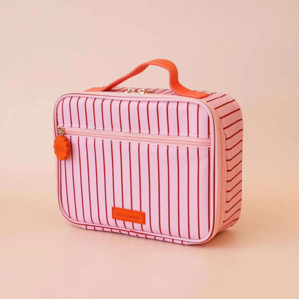 Fox & Fallow Strawberry Stripe Mini Lunch Bag