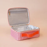 Load image into Gallery viewer, Fox &amp; Fallow Strawberry Stripe Mini Lunch Bag
