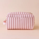 Load image into Gallery viewer, Fox &amp; Fallow Rose Pinstripe Wash Bag
