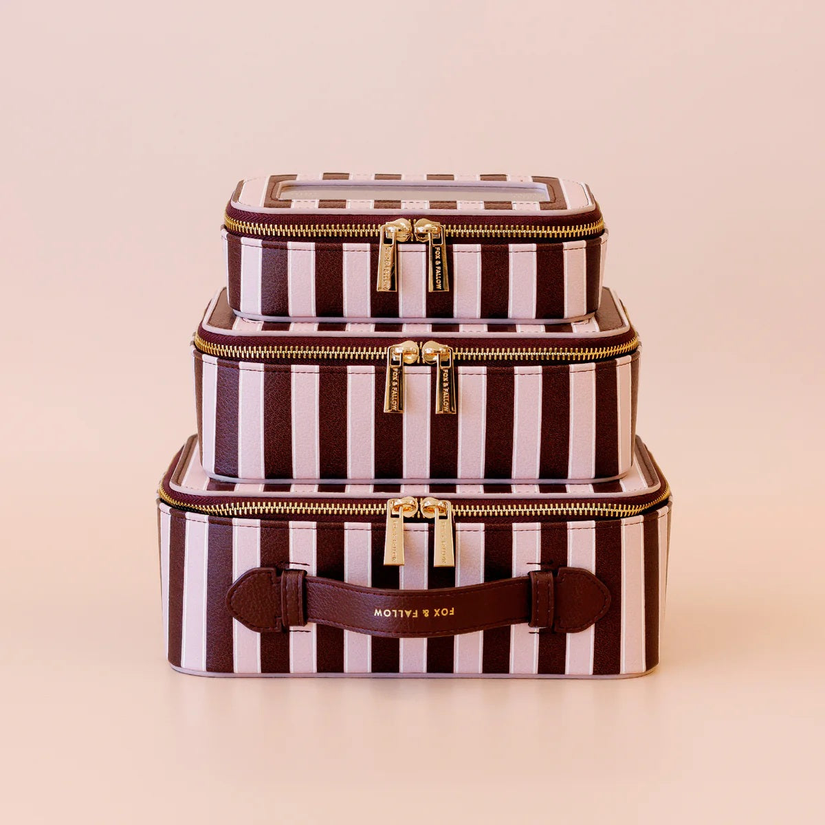 Fox & Fallow Sorrento Cosmetic Nested Trio Set