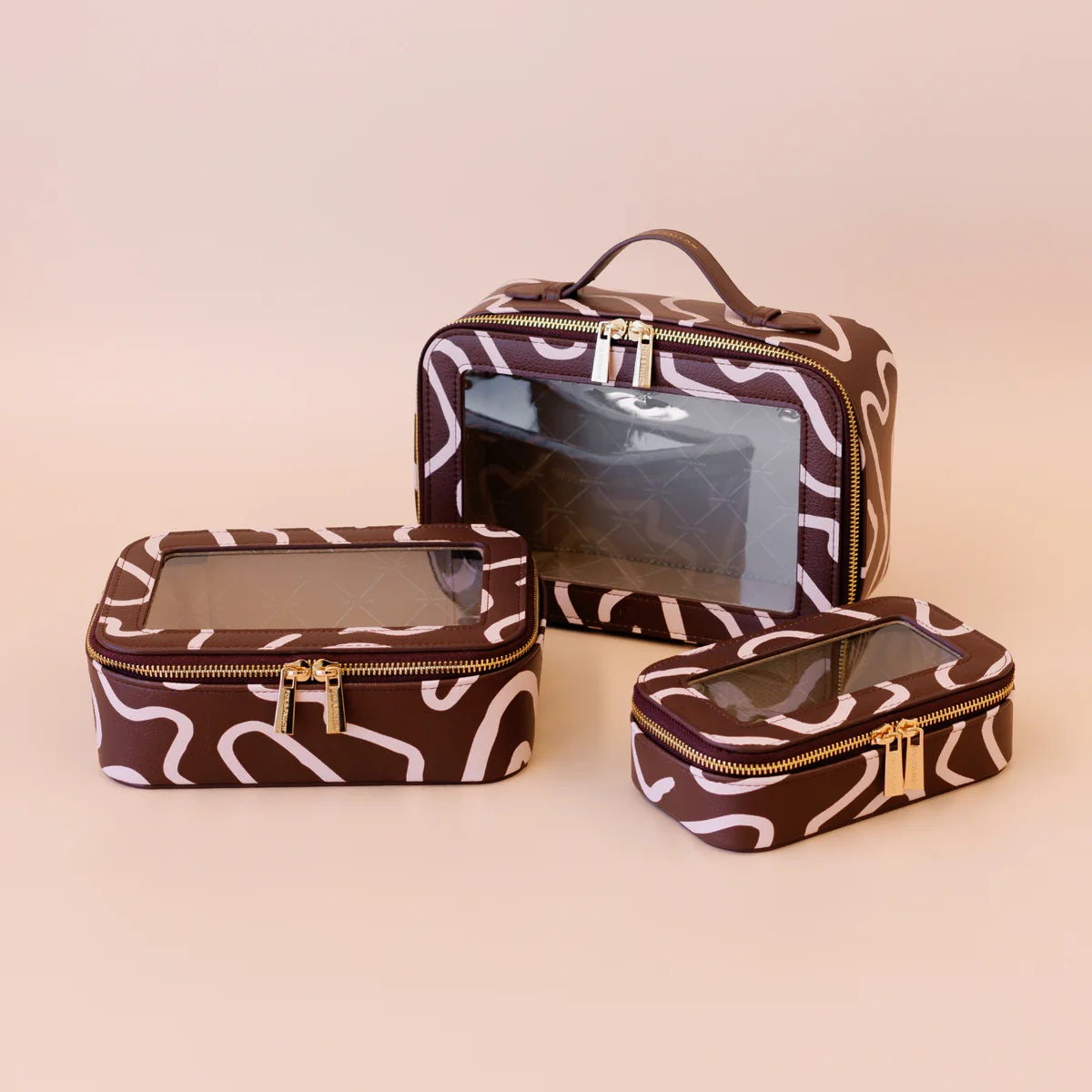 Fox & Fallow Como Cosmetic Nested Trio Set