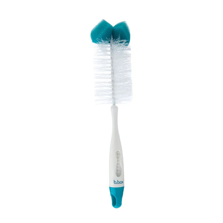 B.box 2-in-1 Bottle Brush & Teat Cleaner - Aqua Grove