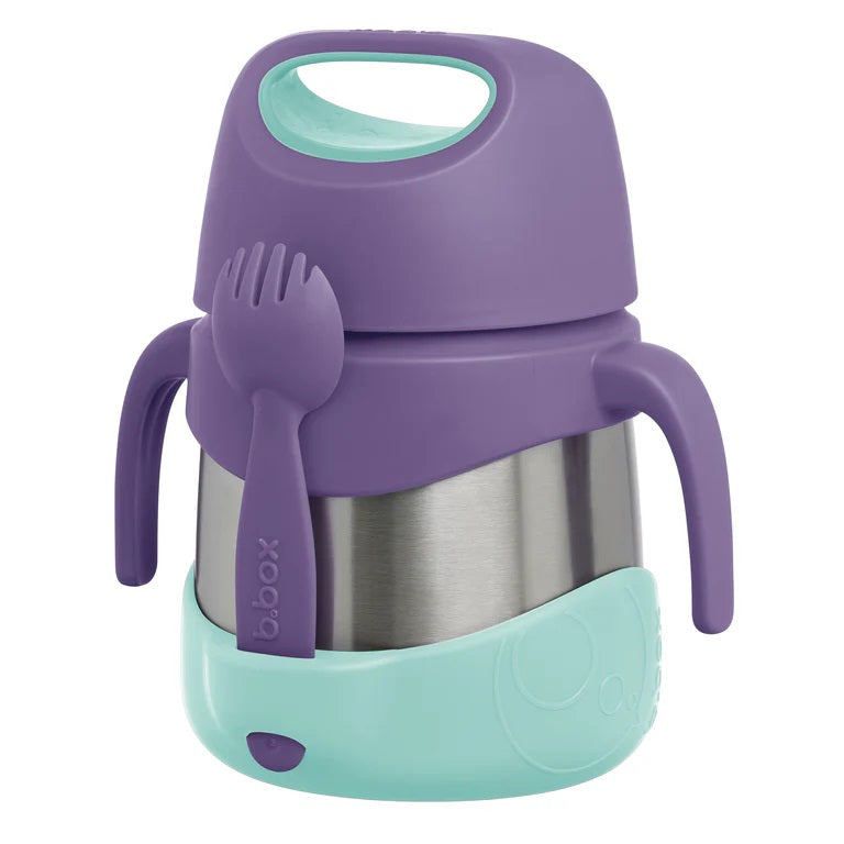 B.box Insulated Food Jar 335ml Lilac Pop